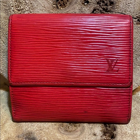 Louis Vuitton Handbags - Louis Vuitton red Epi Wallet